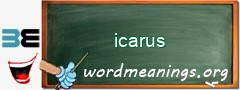 WordMeaning blackboard for icarus